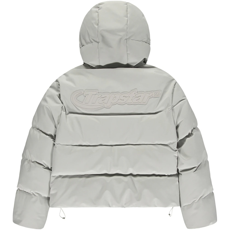 Trapstar Hyperdrive Technical Puffer Jacket Light Grey