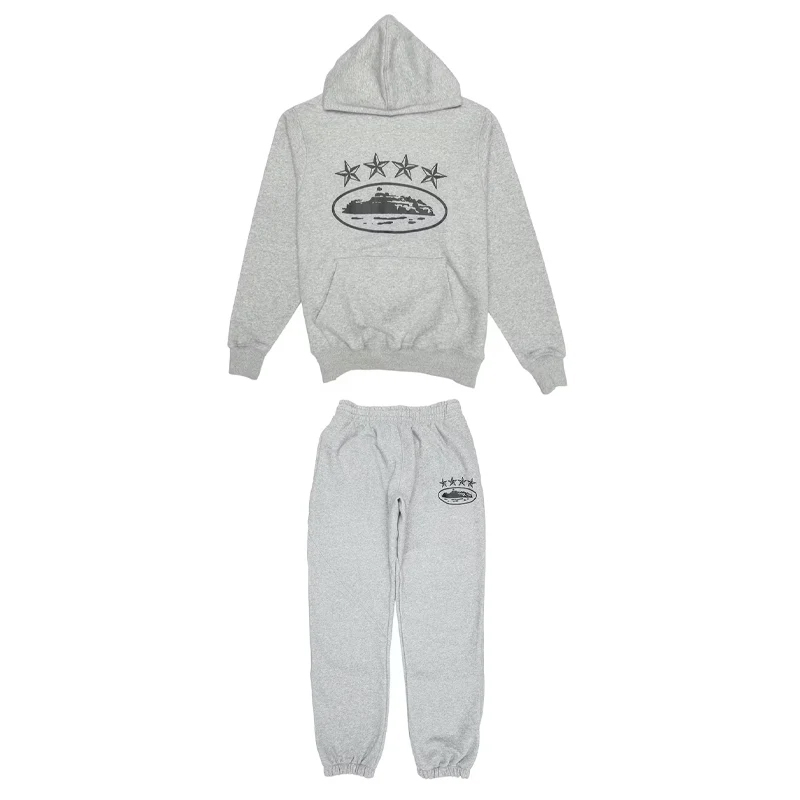 Corteiz 4Starz Alcatraz Gray Set