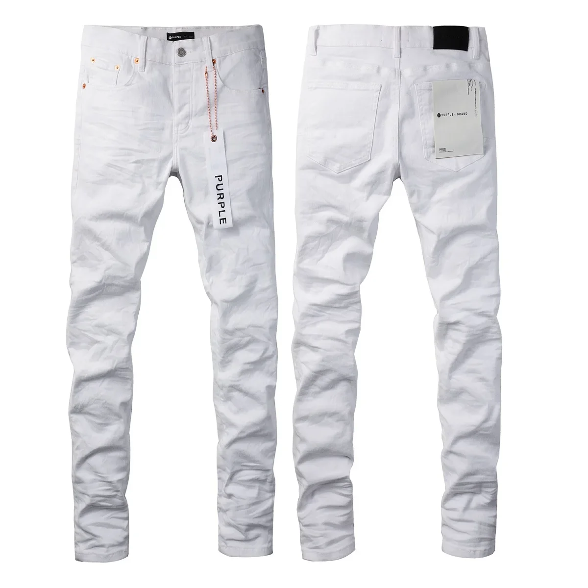 Jeans American High Street White Jeans 2024 New Fashion Trend High Quality Jeans
