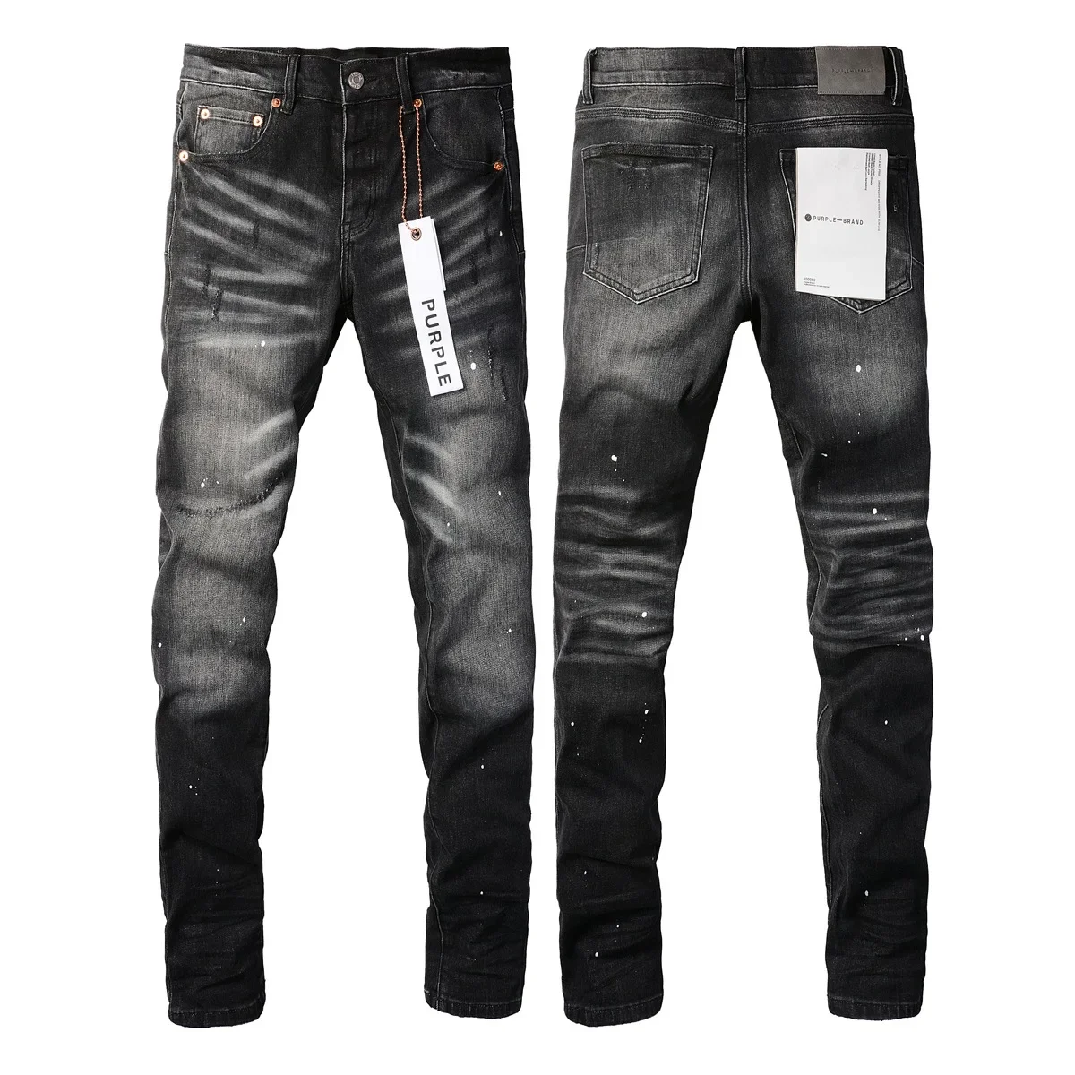jeans with American high street paint distressed 9027 2024 New Fashion Trend High quality Jeans