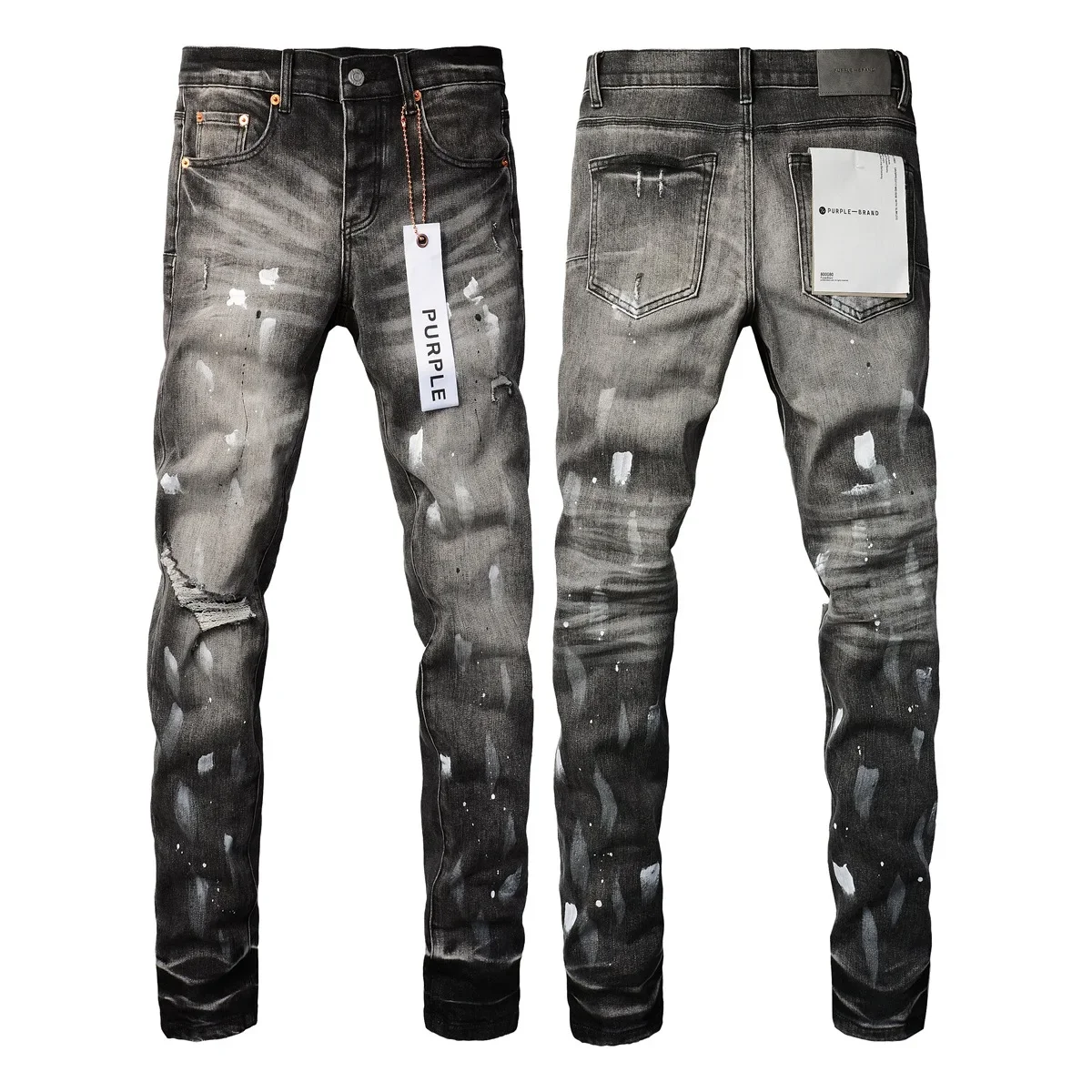 Jeans American High Street Distressed Paint 2024 New Fashion Trend High Quality Jeans