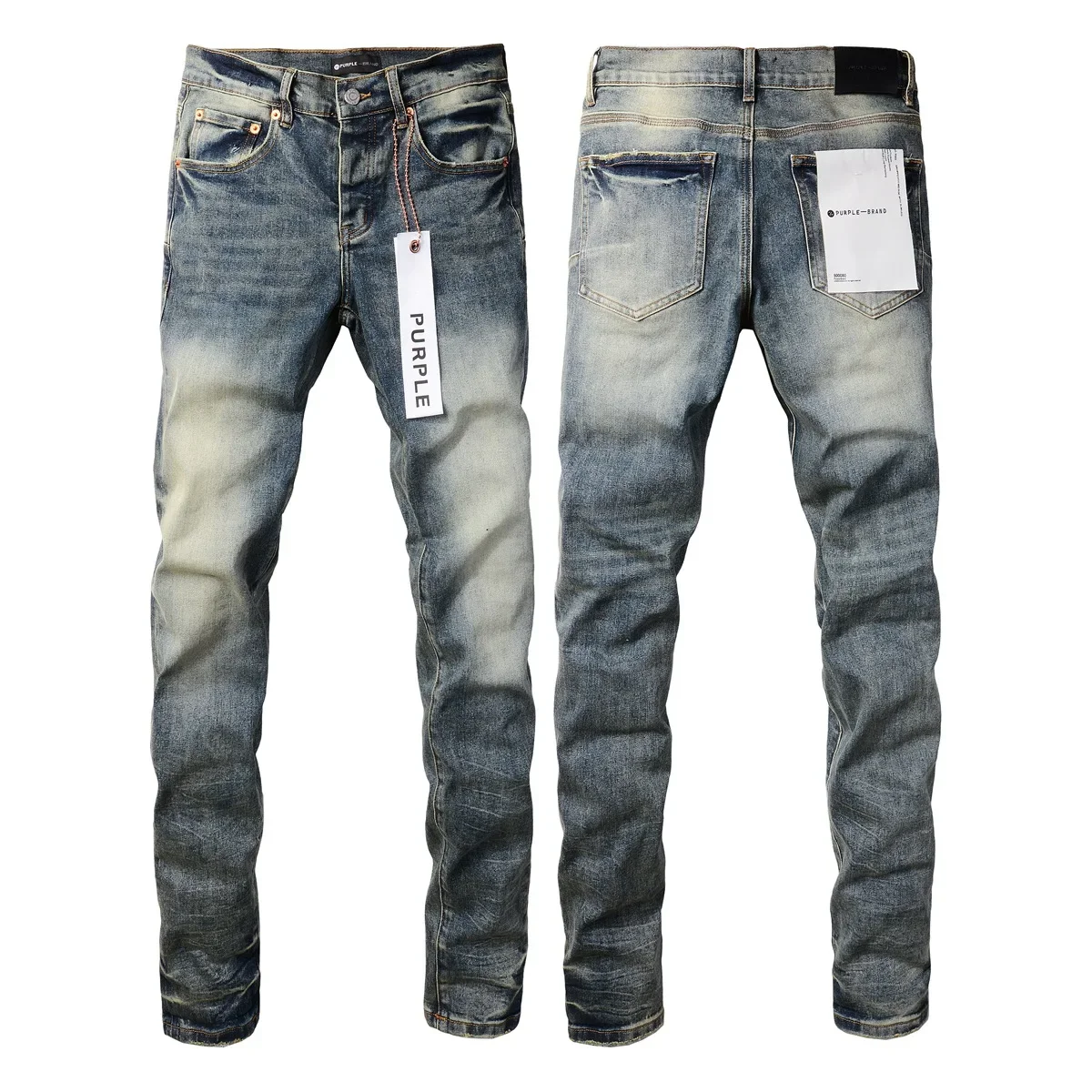 Jeans American High Street Blue Mill Bleaching Washing Water 2024 New Fashion Trend High Quality Jeans