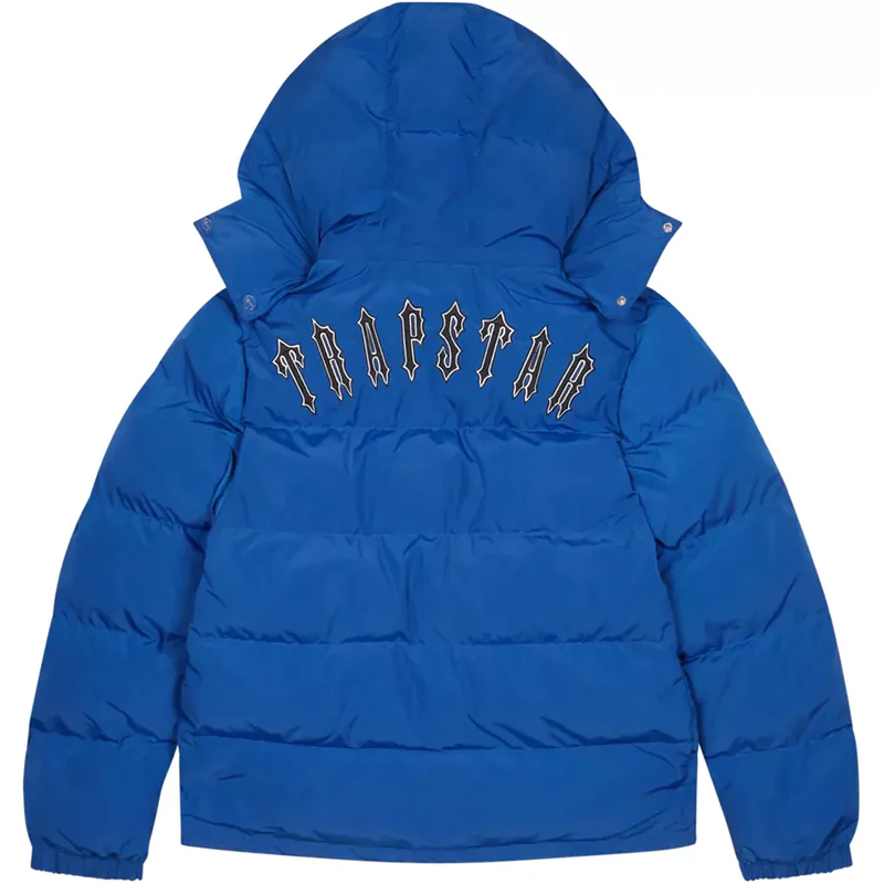 TRAPSTAR Blue Irongate Jacket Detachable Hood