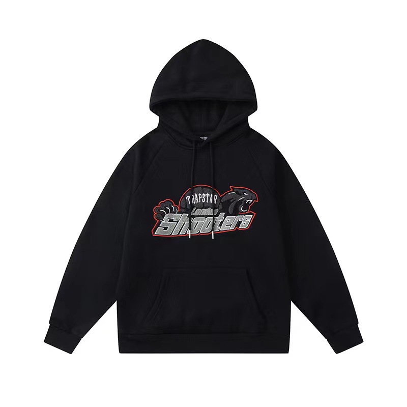 TRAPSTAR Shooters Hooded Tracksuit Black