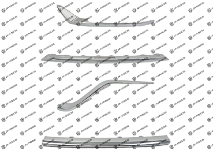 2803104XKZ0YA GRILLE MID