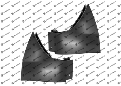 2804116XST01A BUMPER CORNER RR RH