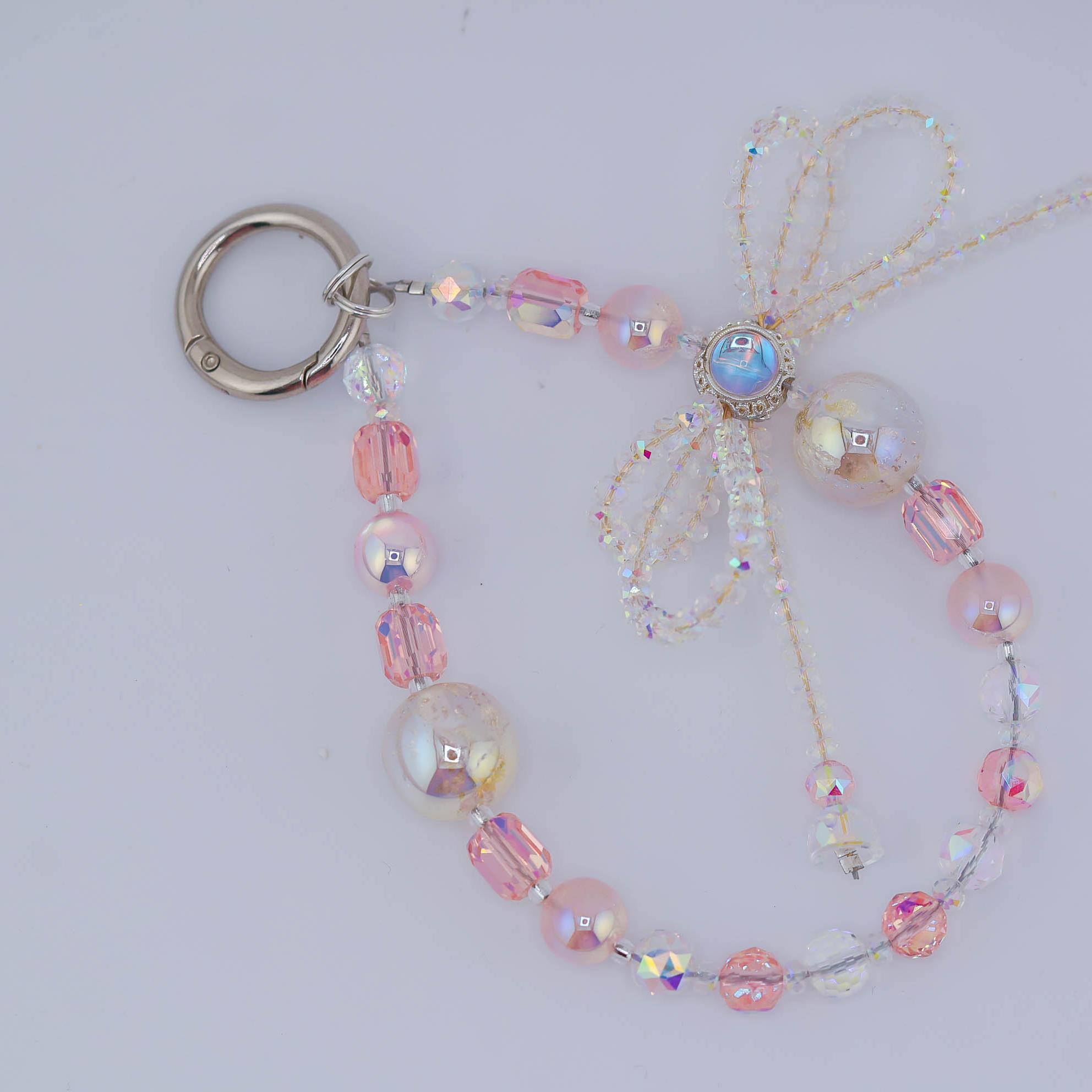 CUSTOM Bag Phone key chain,Fashionable short strap,Strap for women&Girls,Phone Accessories