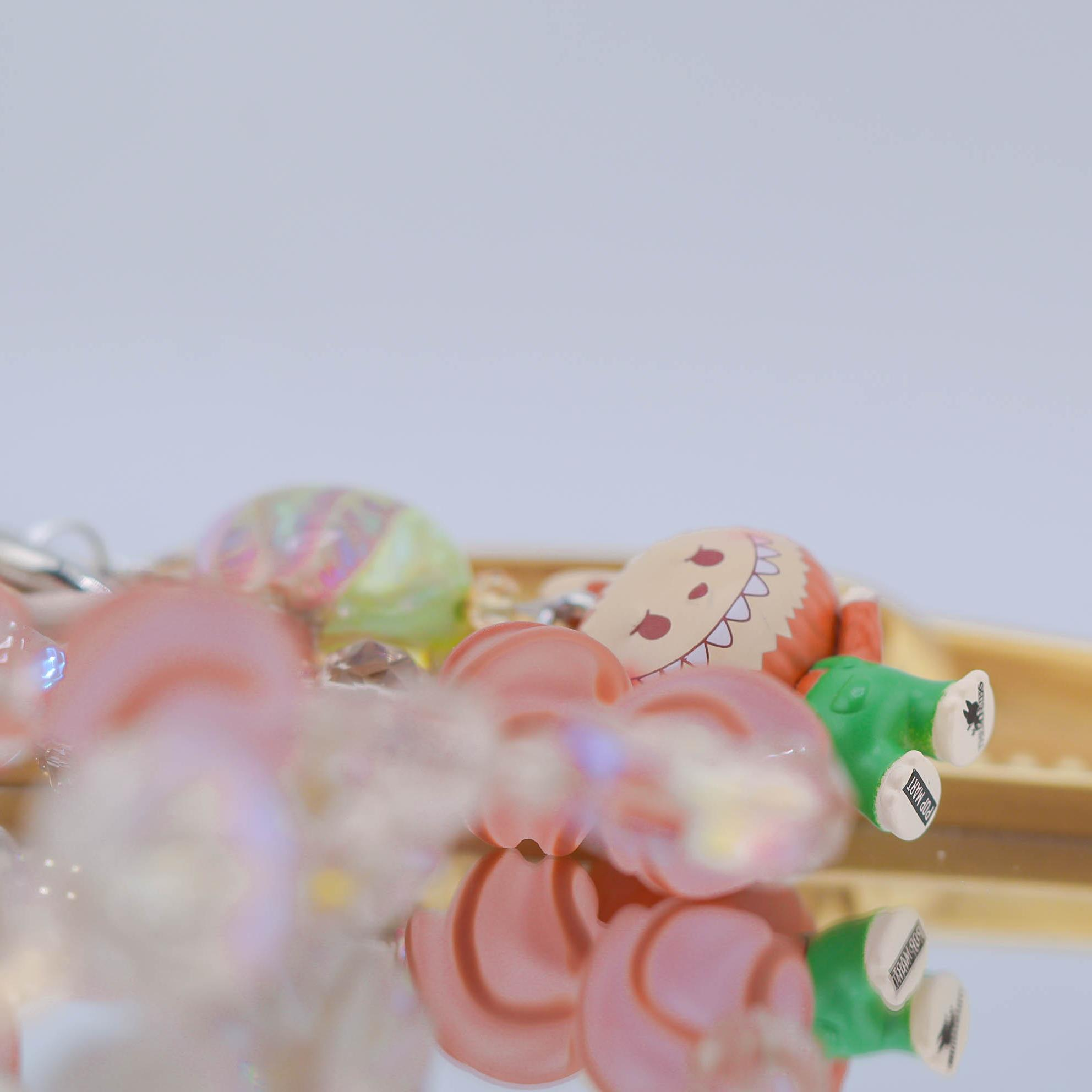CUSTOM Bag Phone key chain,Fashionable short strap,Strap for women&Girls,Phone Accessories