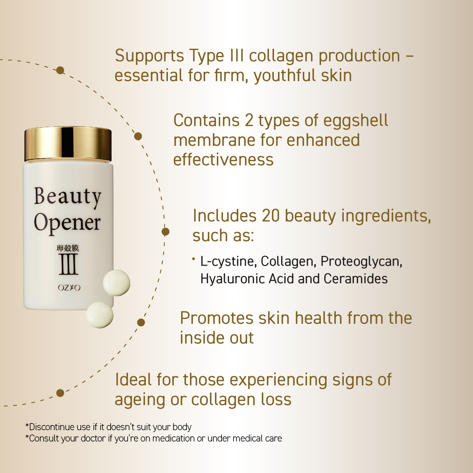 OZIO BEAUTY OPENER SUPPLEMENT