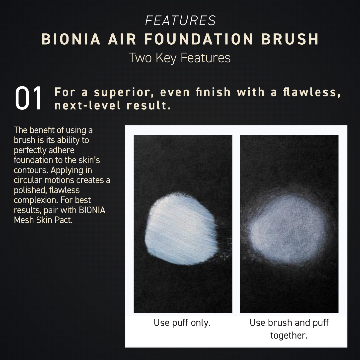 BIONIA AIR FOUNDATION BRUSH