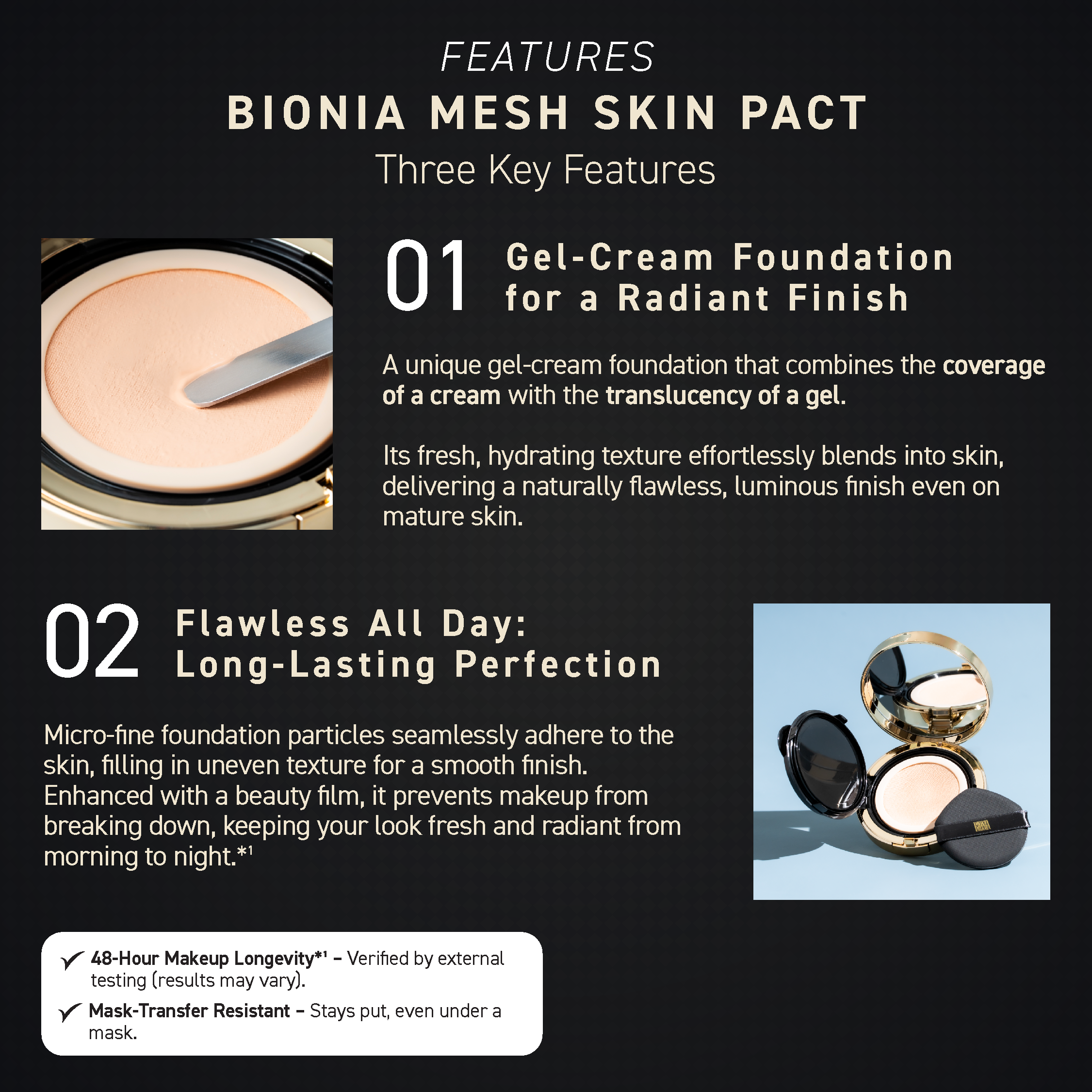 BIONIA MESH SKIN PACT