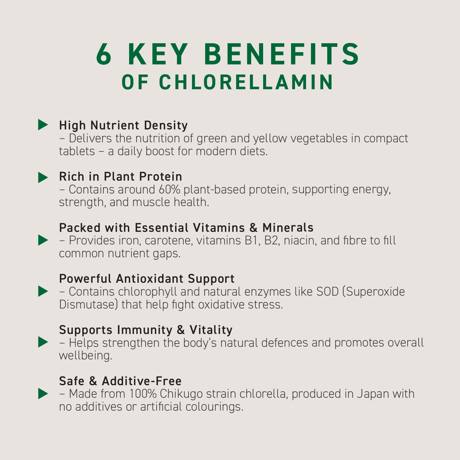 CHLORELLAMIN 300 TABLETS