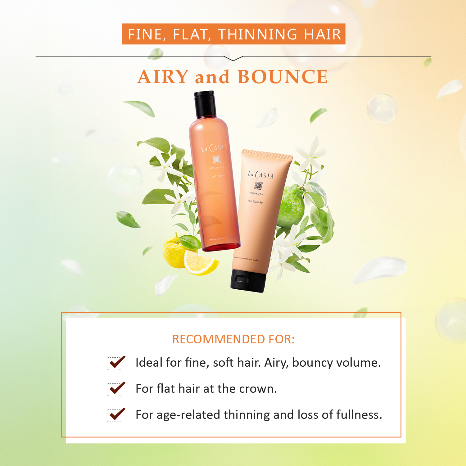 La CASTA AROMA ESTHE HAIR SOAP 40