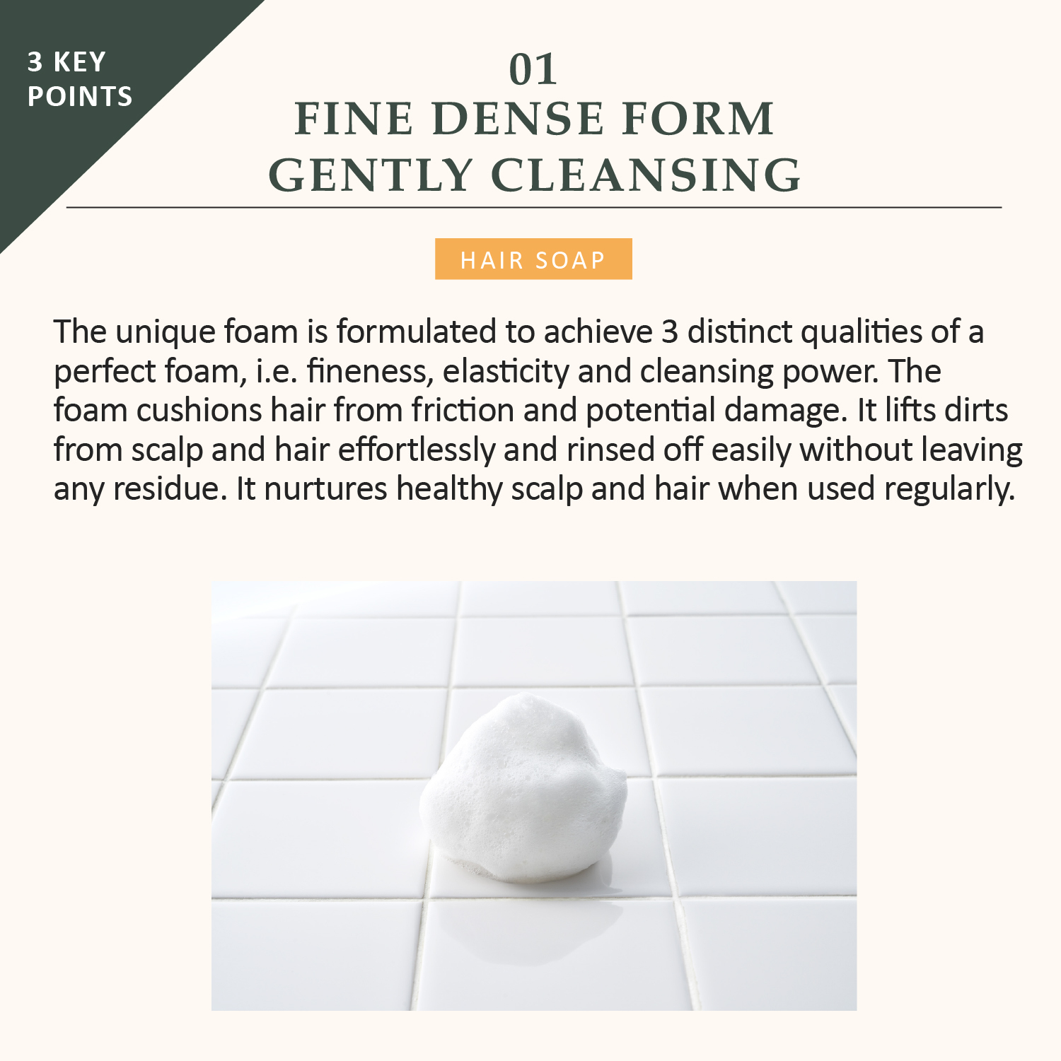 La CASTA AROMA ESTHE HAIR SOAP 40