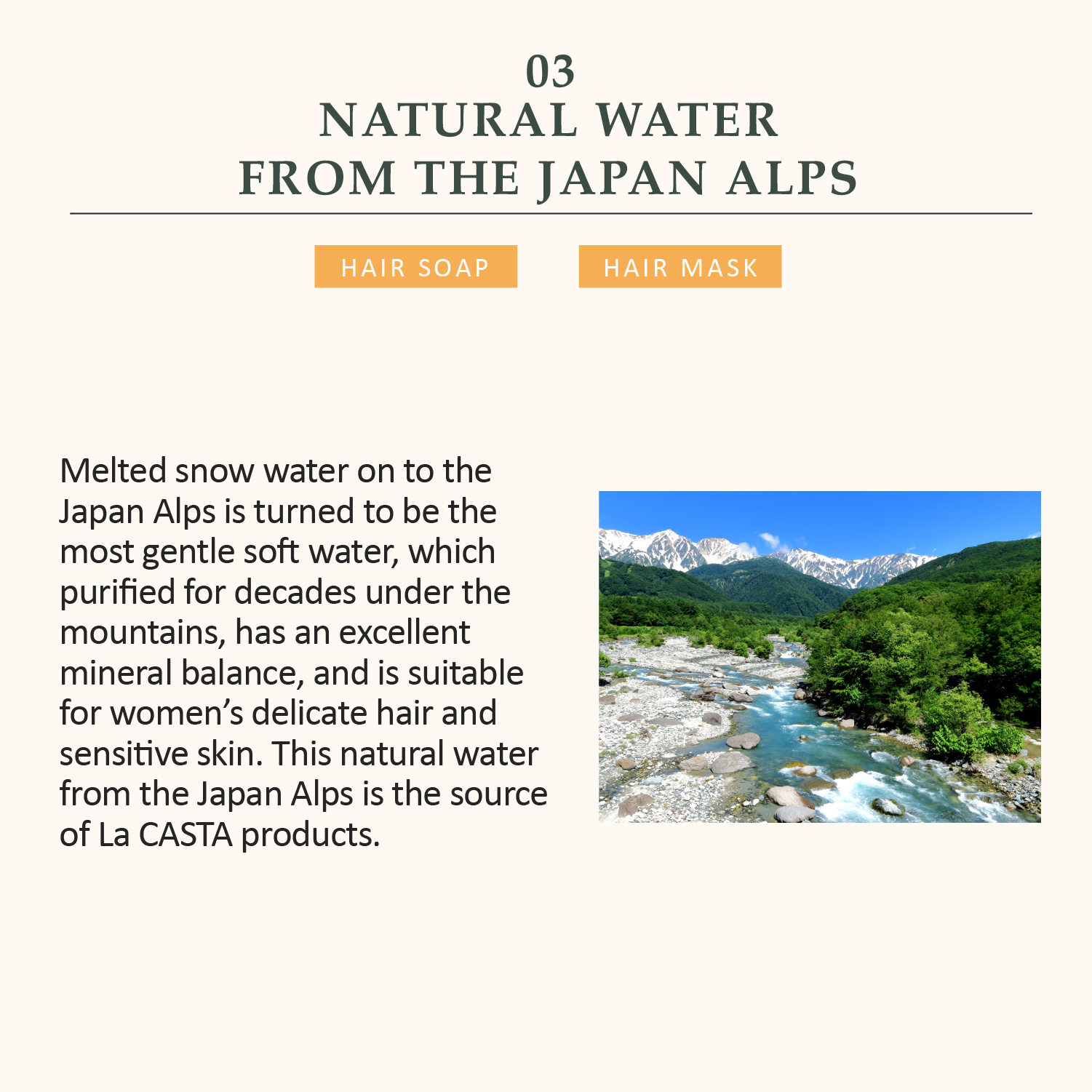 La CASTA AROMA ESTHE HAIR SOAP 40