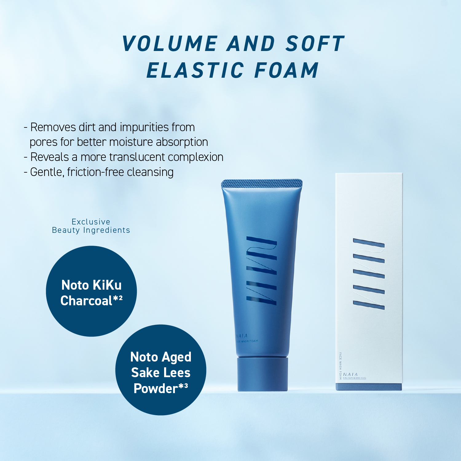 NAIA NATURAL MOIST FACE WASH FOAM
