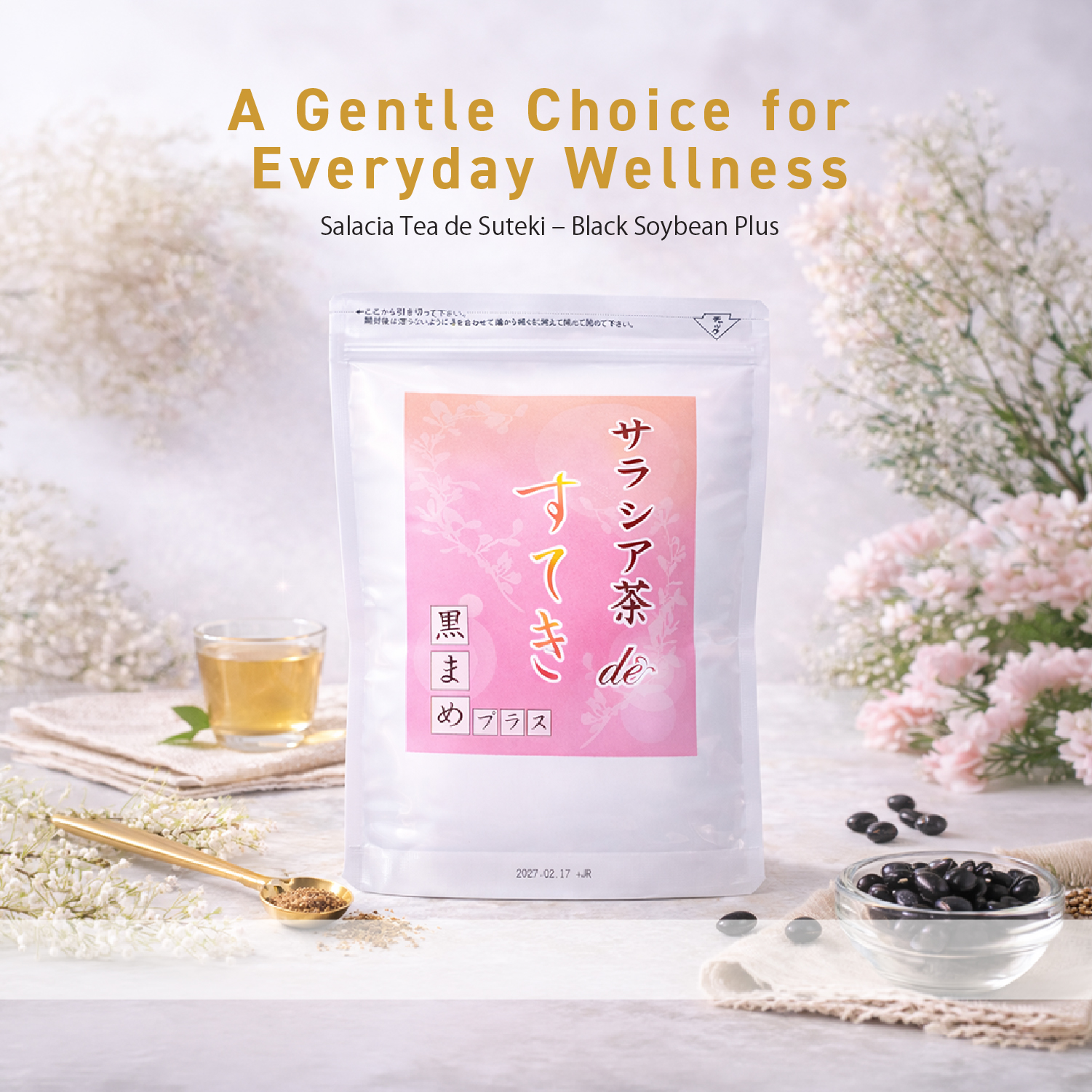 SALACIA TEA BLACK SOYBEAN PLUS