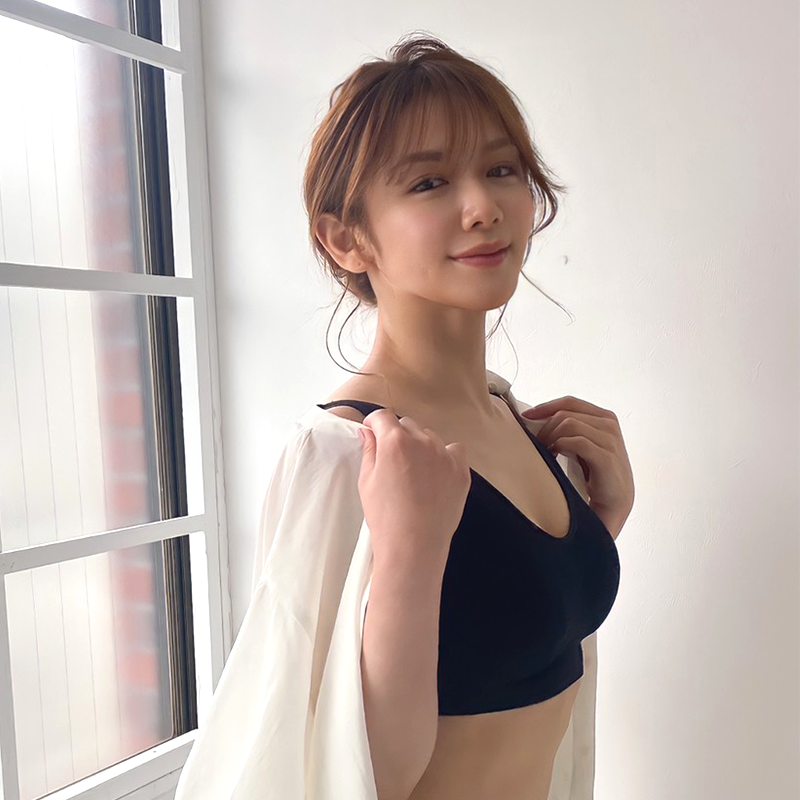 VENUS NIGHT NONWIRE BRA BLACK L-LL