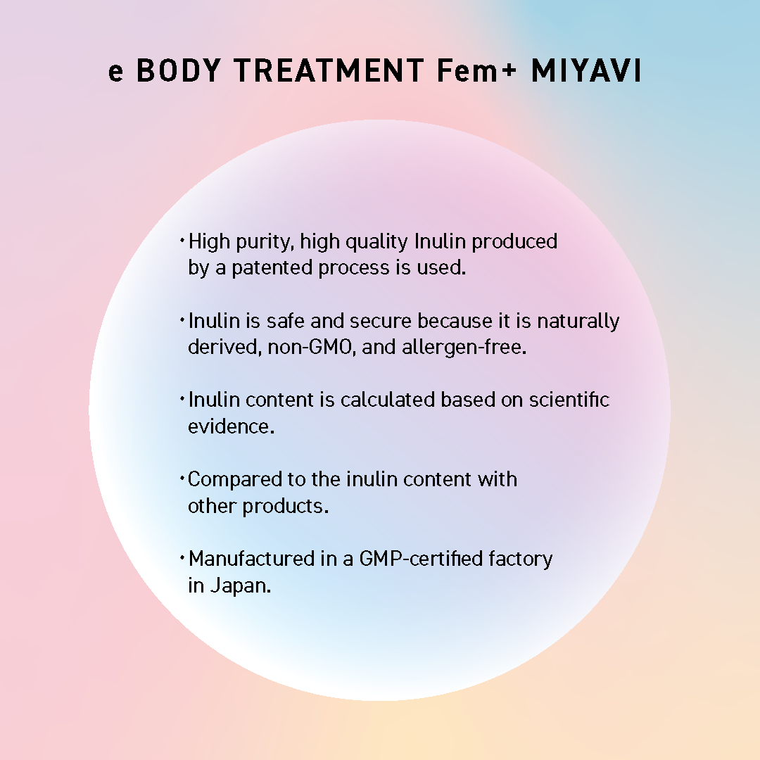 INULIN e BODY TREATMENT Fem+ MIYAVI