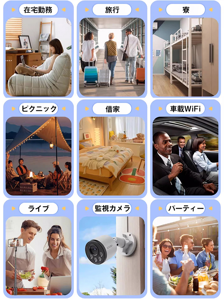 高性能ポケットWiFi