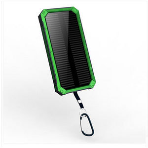 【多機能ソーラー充電器】モバイルバッテリー 20000mAh大容量 高輝度LEDライト アウトドア、登山、旅行、出張、防災に最適