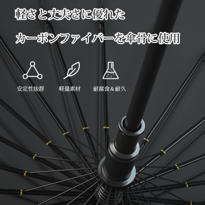 超軽量超撥水24本骨傘