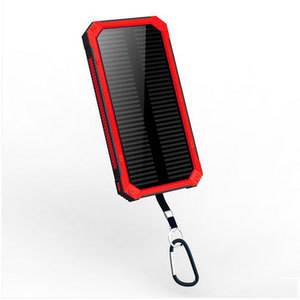 【多機能ソーラー充電器】モバイルバッテリー 20000mAh大容量 高輝度LEDライト アウトドア、登山、旅行、出張、防災に最適
