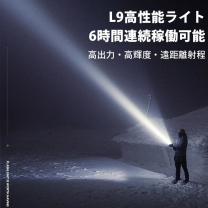 超輝度懐中電灯