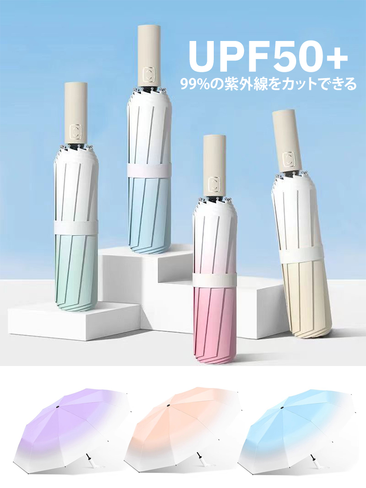 ワンタッチ自動開閉折りたたみ傘