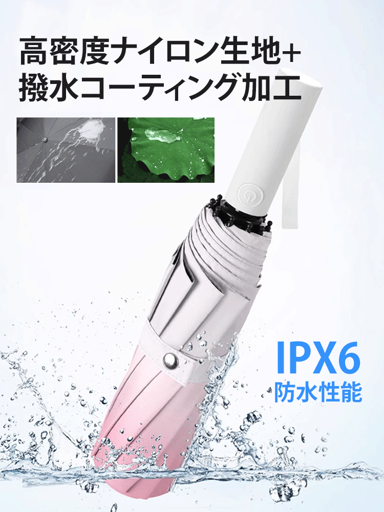 ワンタッチ自動開閉折りたたみ傘