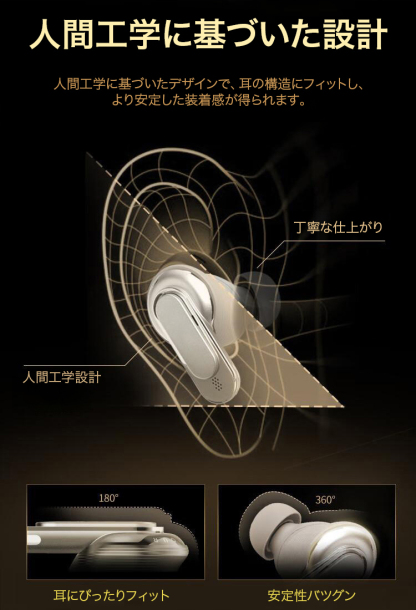 スクリーン搭載Bluetoothワイヤレスイヤホン