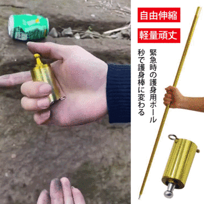 伸縮式多機能トレッキングポール