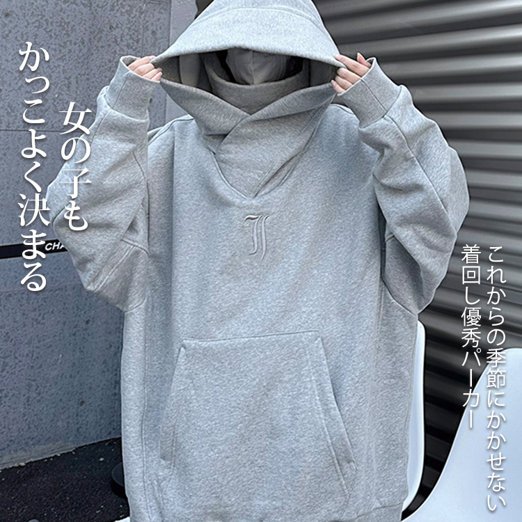 オーバーサイズユニセックスパーカー