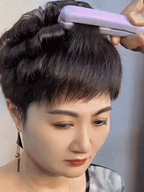 【ストレート&カール両用】ミニセラミックスヘアアイロン