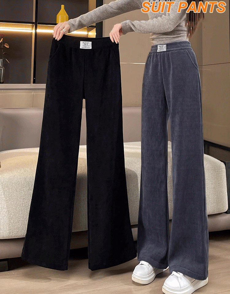 コーデュロイワイドパンツ
