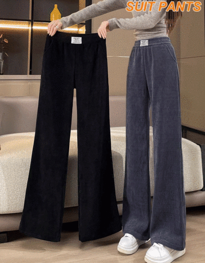 コーデュロイワイドパンツ