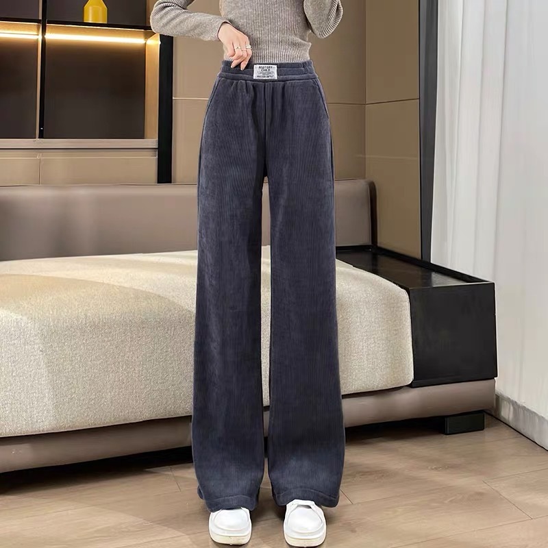 コーデュロイワイドパンツ