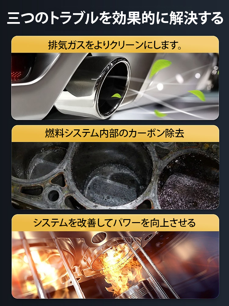【エンジンクリーナー】清浄効果のガソリン添加剤