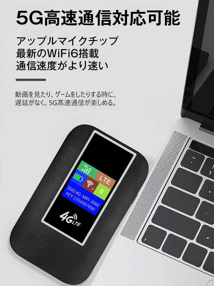 4G通信モバイルWIFIルーター