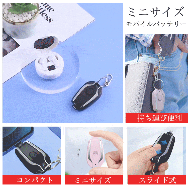 ミニサイズモバイルバッテリー
