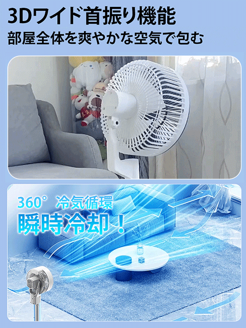 大風量省エネ床置きサーキュレーター