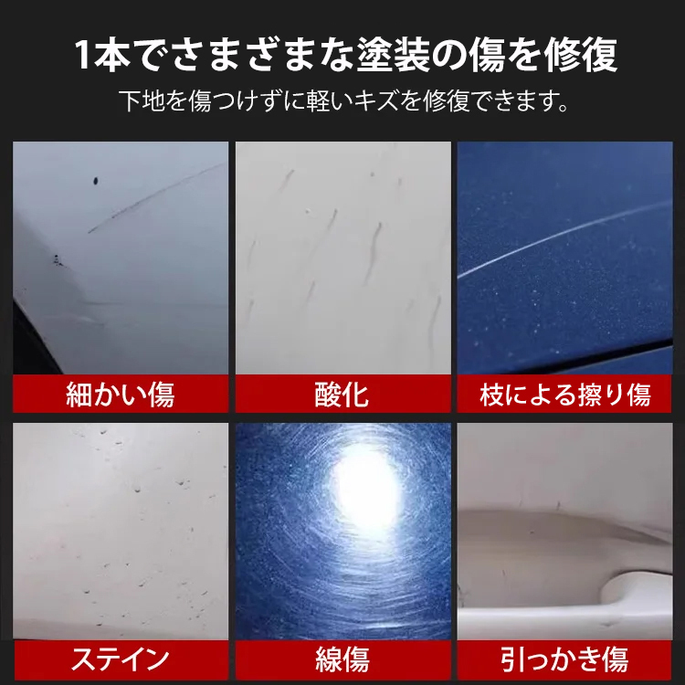 「修復+保護」車用キズ修復スプレー