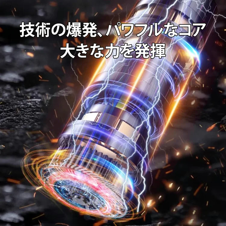 吸引と吹き付け一体型車用ポータブル掃除機