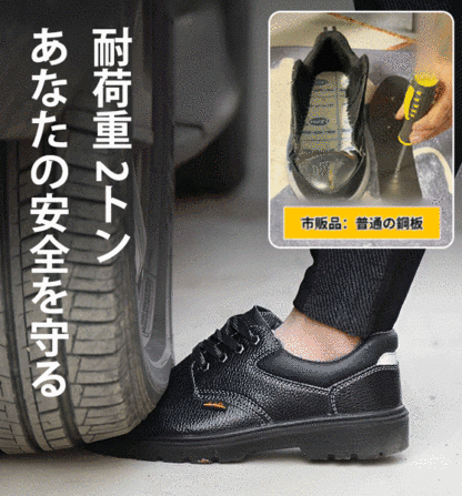 【耐衝撃・耐突刺性】作業靴