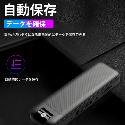 【多用途監視カメラ】コンパクト、夜間撮影、高画質、高音質録音、クリップ付き