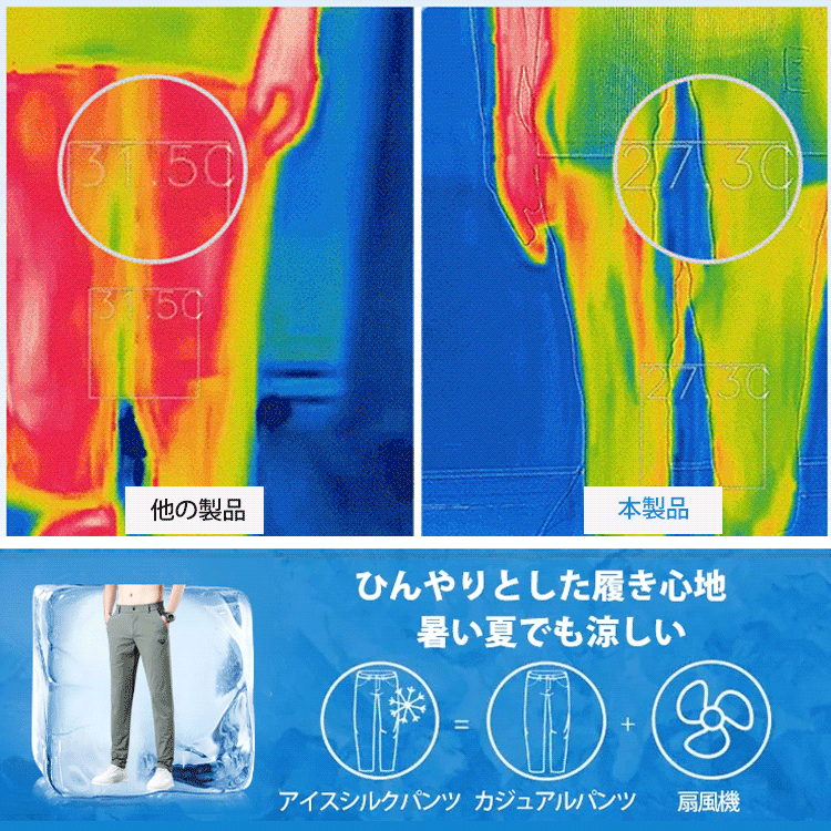 ストレッチテーラードパンツ