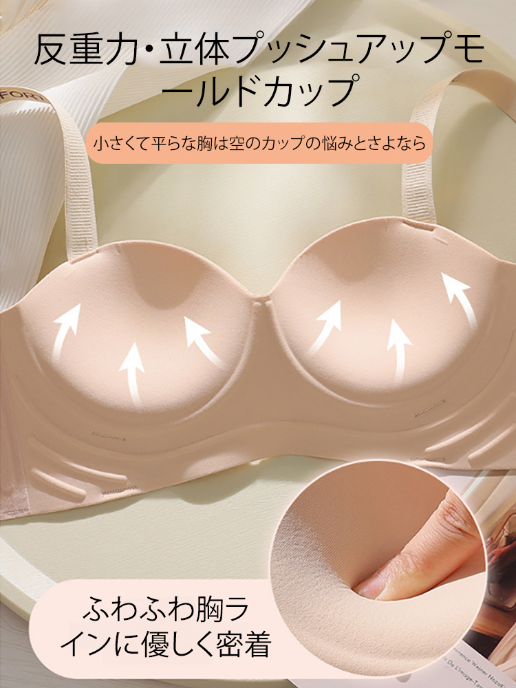 レターストラップはノンマーキングで快適な背面下着