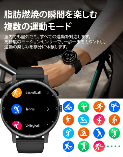 新型ウルトラスリムBluetoothボイス血糖ウォッチ