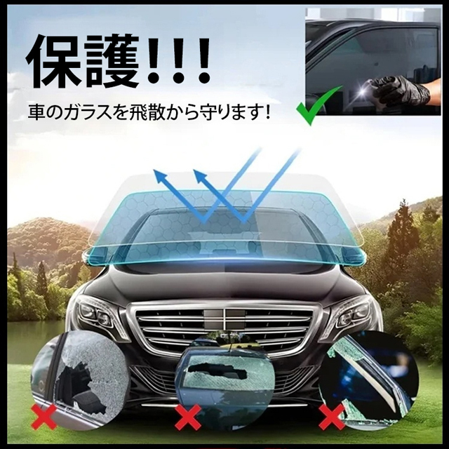 多機能ガラス覗き見防止シートセット