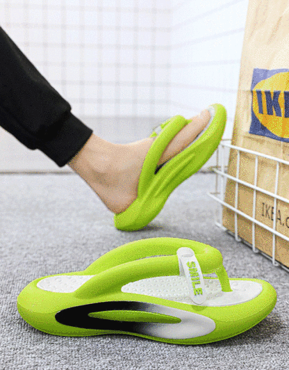 厚底トングサンダル